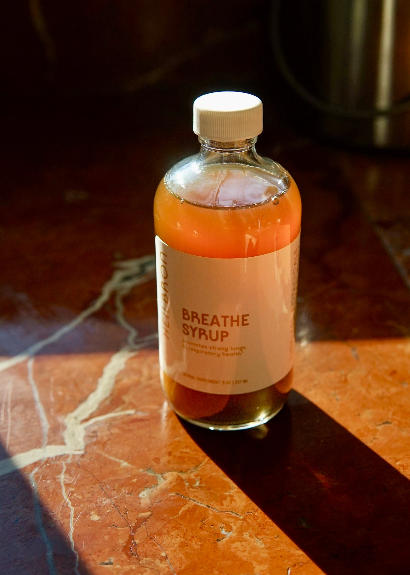 Breathe Strong Lung Syrup herbal cough syrup in sunshine 