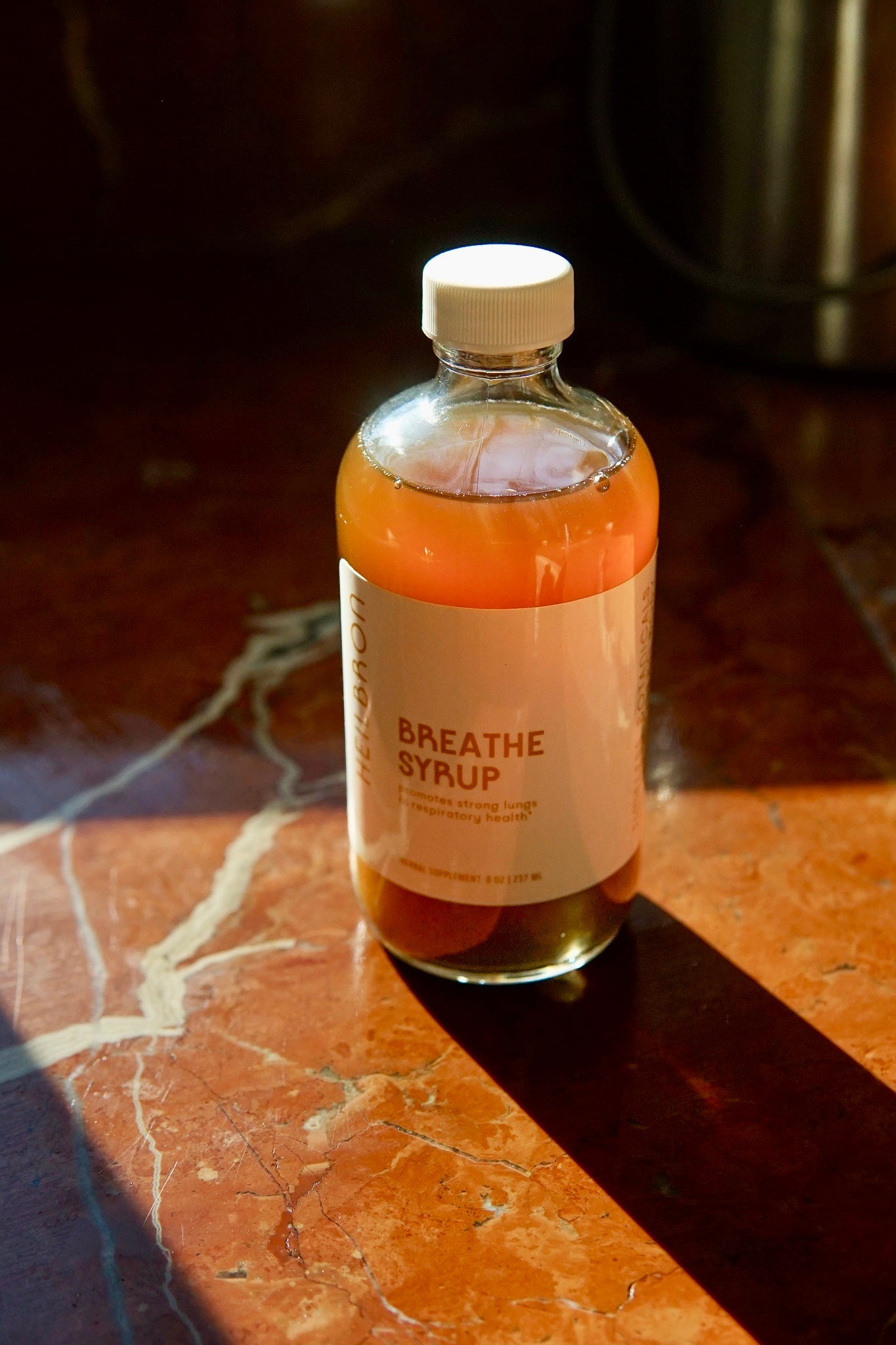Breathe Strong Lung Syrup herbal cough syrup in sunshine 